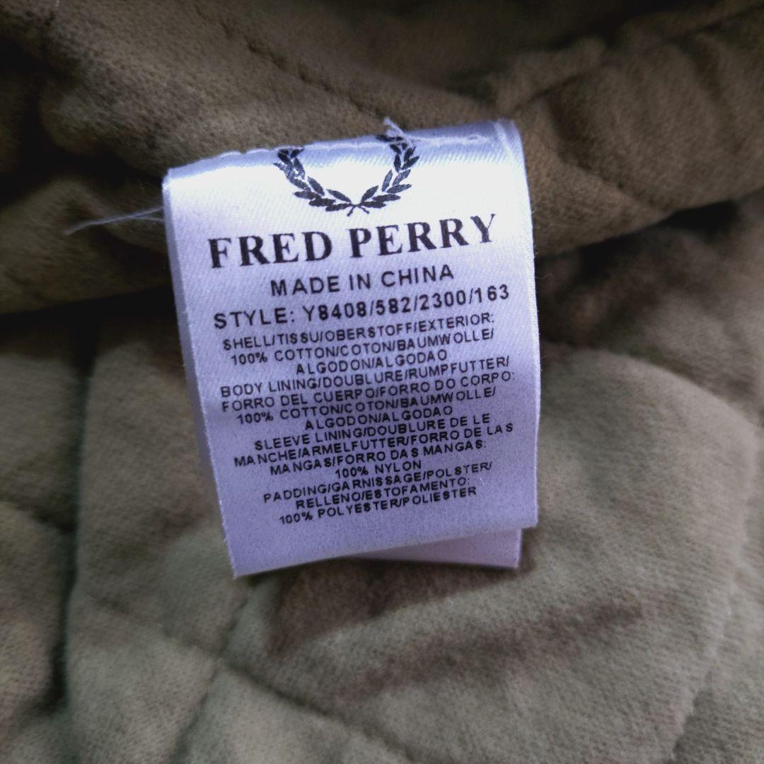 90s FRED PERRY キャップショルダー 中綿ジャケット M - メルカリ