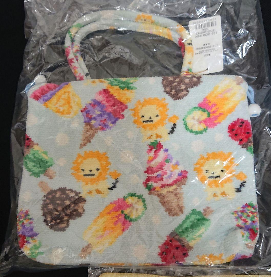 新品】フェイラー バーニーズニューヨーク アイス柄バッグ&ポーチ&ハンカチ