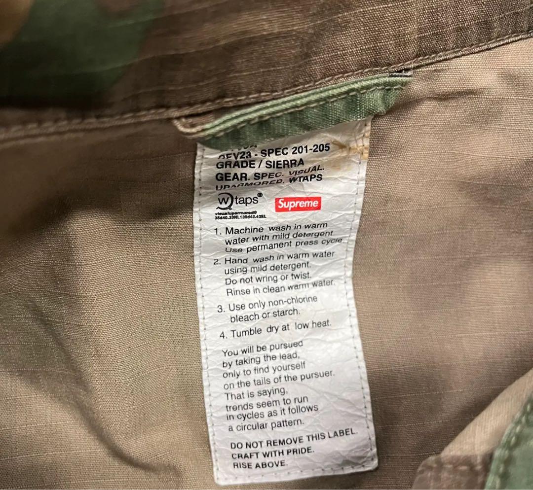 Supreme × WTAPS/ジャングルファティーグ/ミリタリージャケット - メルカリ