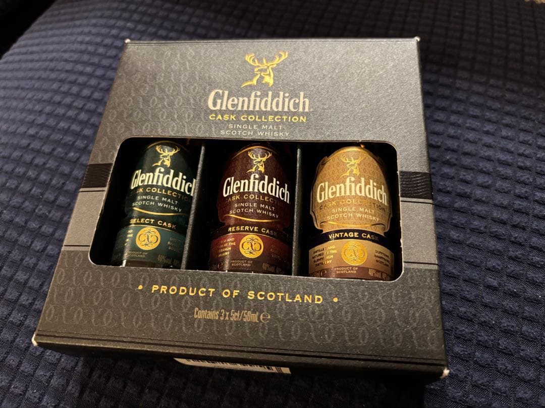 Glenfiddich グレンフィディック 3本セット ミニボトル 三角瓶 - メルカリ