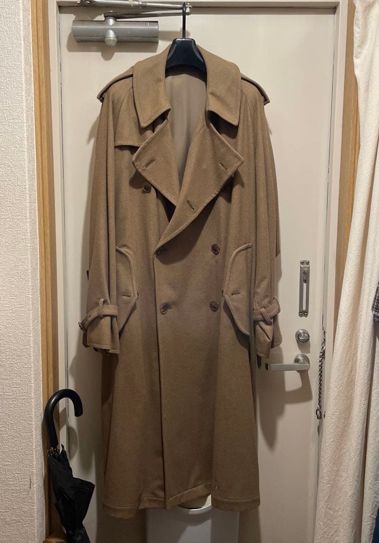aularee 18aw ウールカシミヤトレンチコート - メルカリ