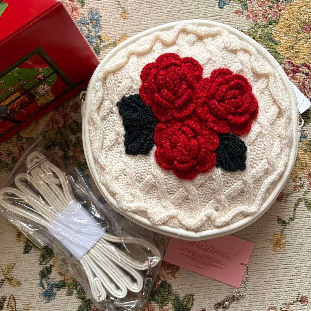 POPPY Cake knit bag ポピー あさぎーにょ - メルカリ