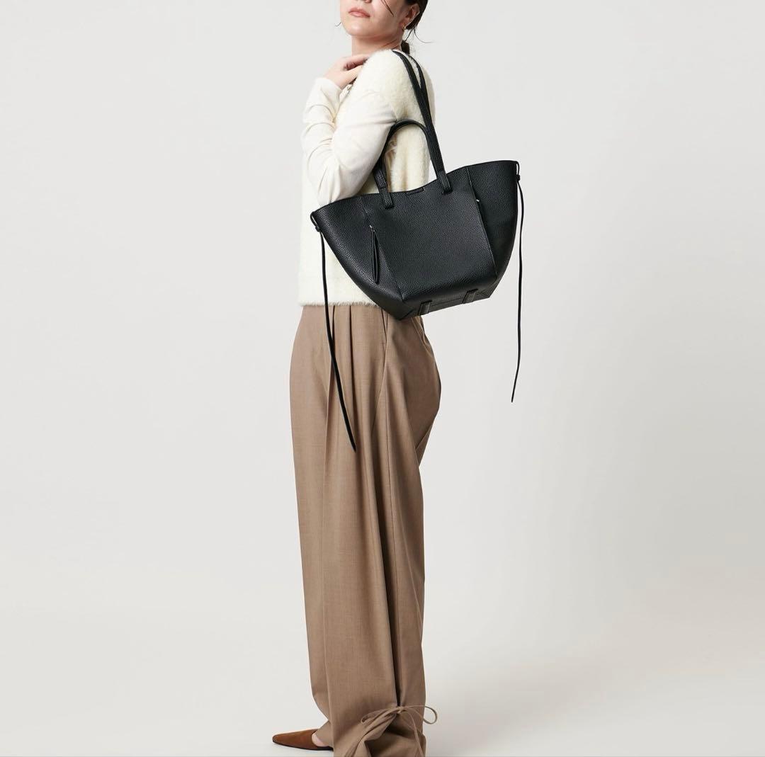 ジップポケット 2ハンドル トートバッグ -2WAY