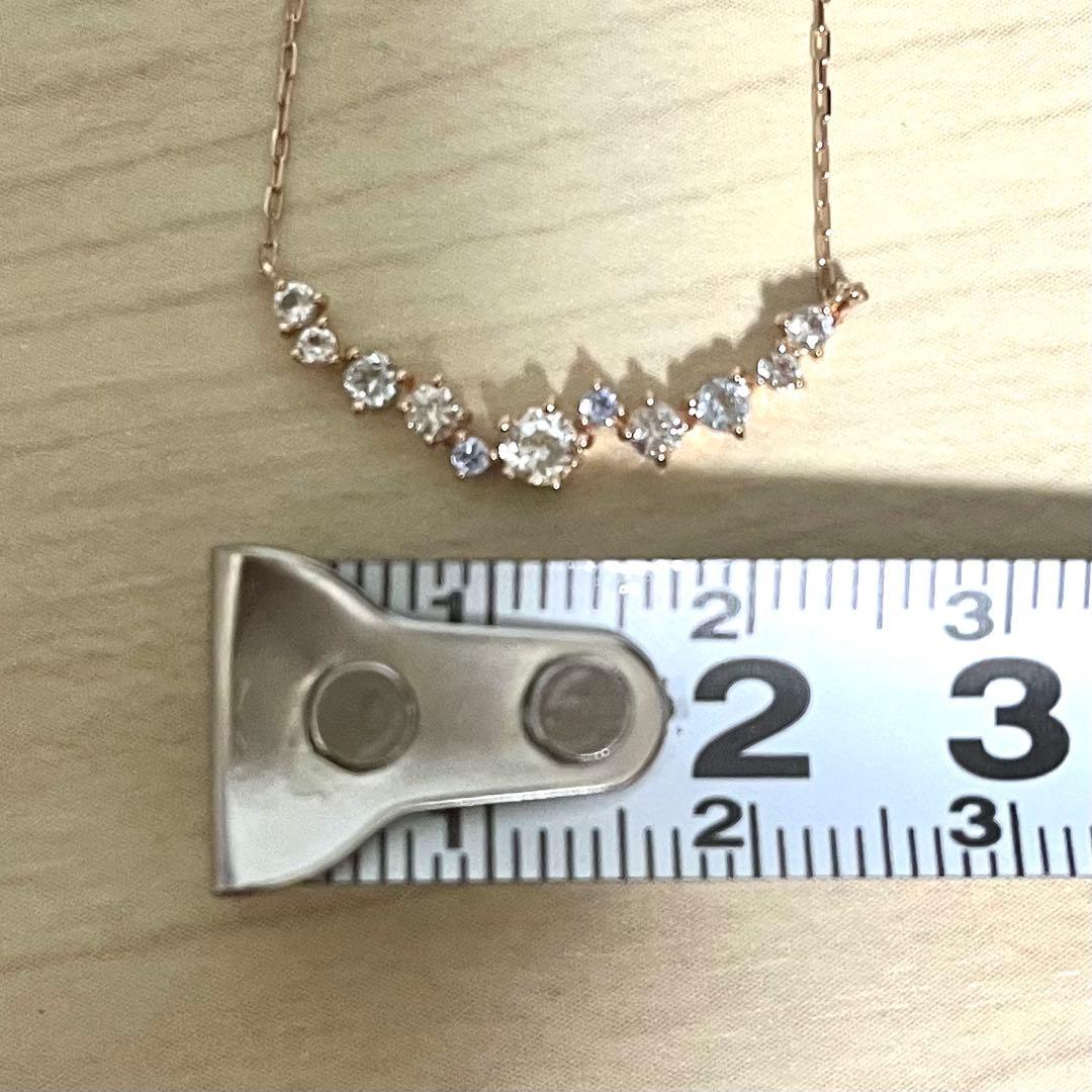 【4℃ 】K10 ネックレス 色石 1.4g