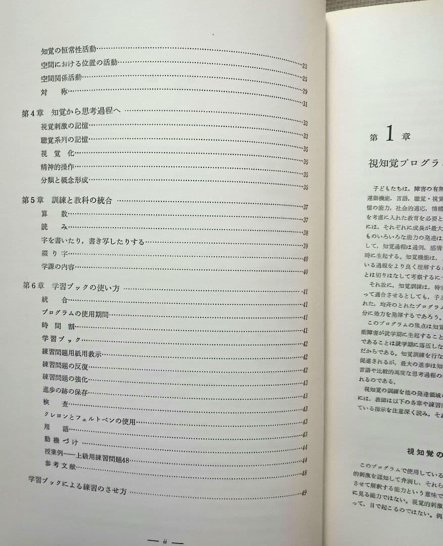 希少 フロスティッグ視知覚能力促進法 学習ブック 検査用紙 ビジョン