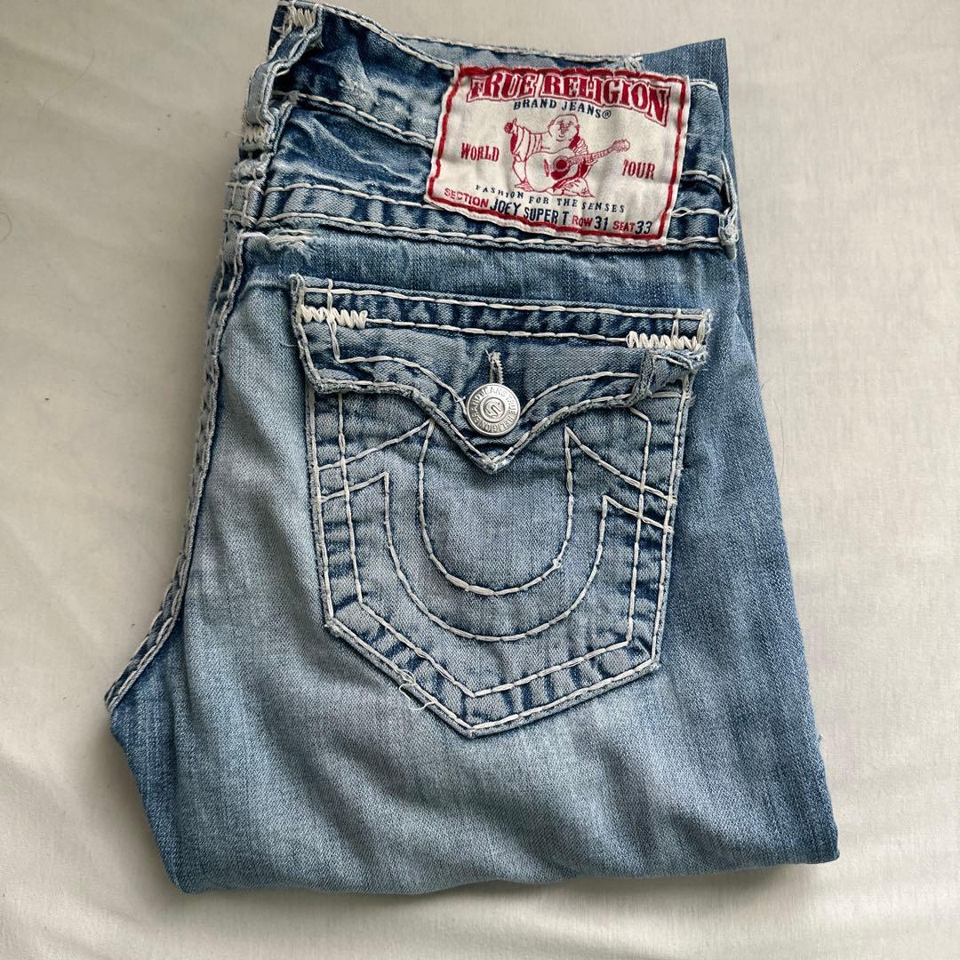 true religion トゥルーレリジョン フレアデニム 31×33 - メルカリ