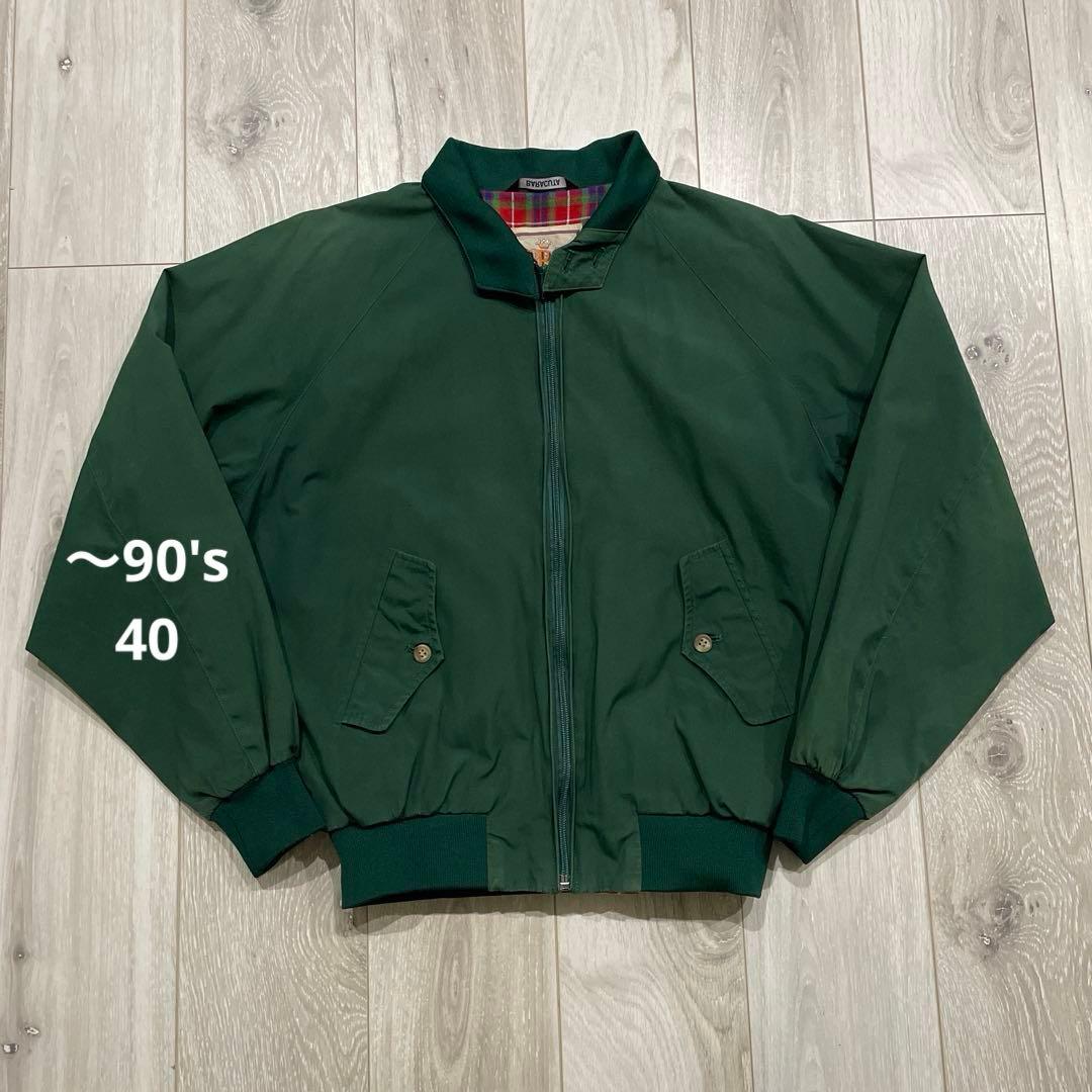 BARACUTA G9 ハリントンジャケット 40 グリーン スウィングトップ