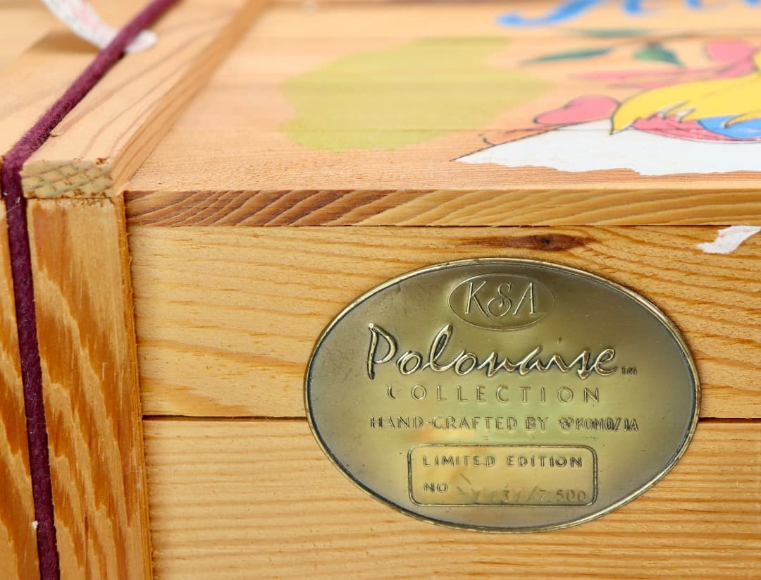 アリス・イン・ワンダーランドとスヌーピー ガラス2セットPOLAND製