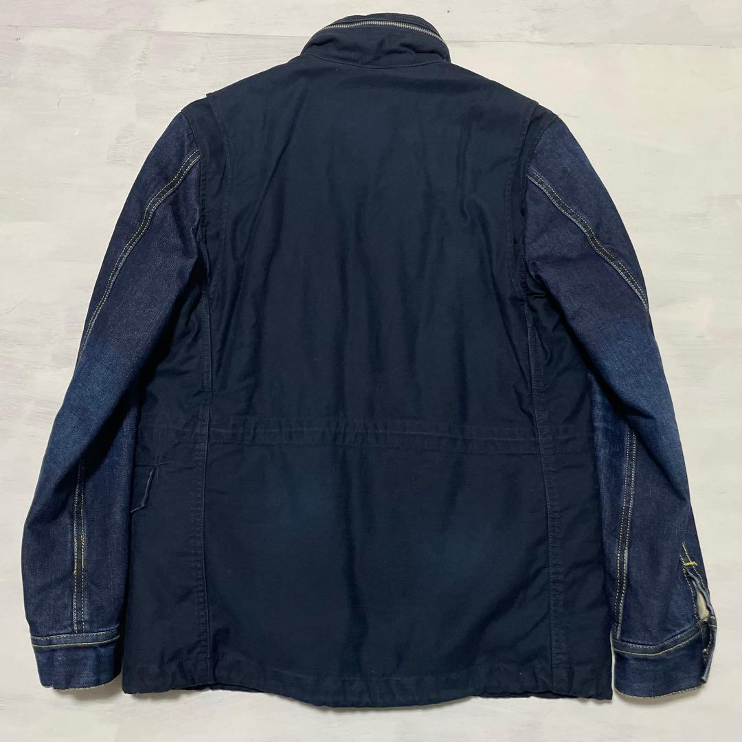 ALPHA LEE STORM RIDER M-65 デニム ジャケット - ジャケット