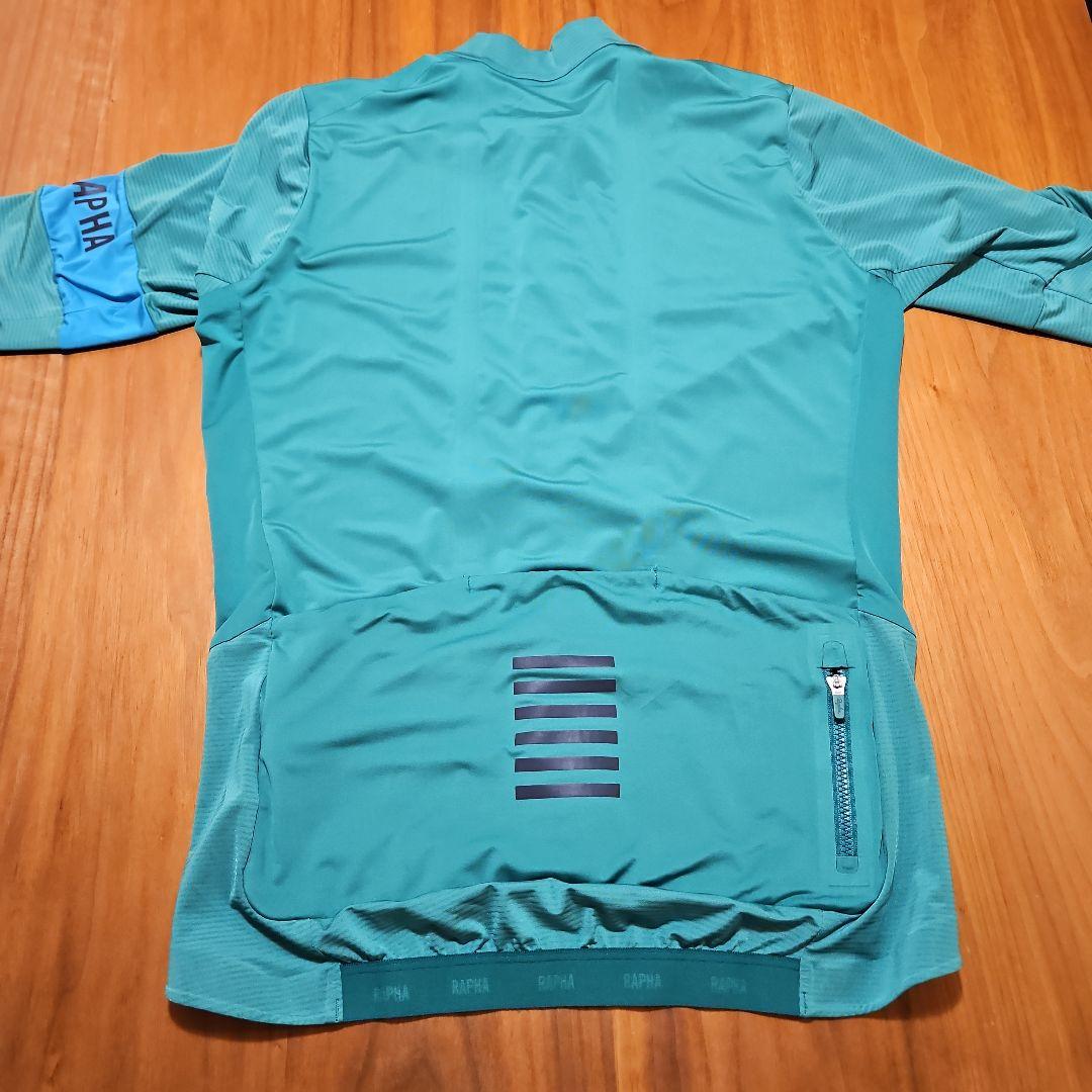 美品】Rapha プロチーム Mサイズ サイクルジャージ エメラルドグリーン系