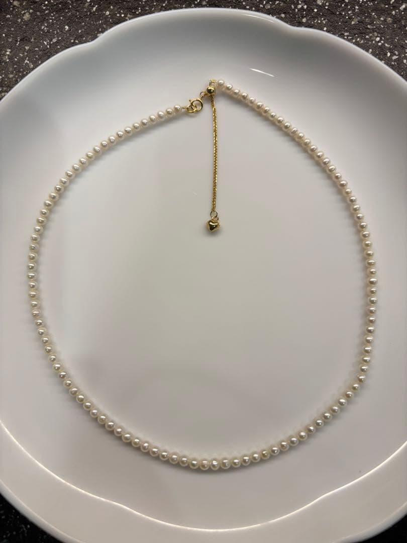 特価 照り艶最強 ホワイト あこやベビーパール 3mm 希少サイズ K18GP