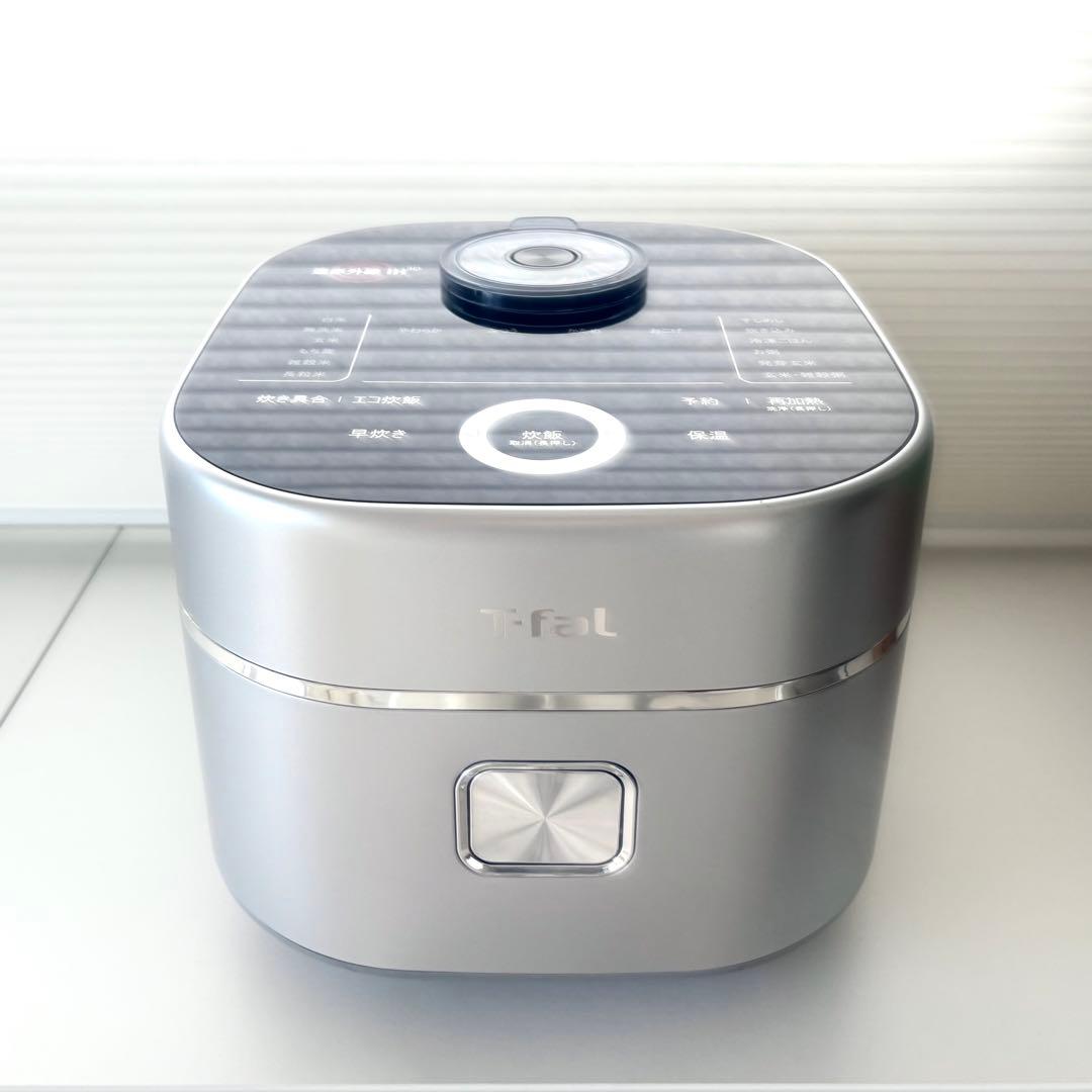 ティファール ザ・ライス 遠赤外線3DIH 炊飯器 RK890JP ザ・ライス 遠赤外線3DIH炊飯器 5.5合 シルバー RK890EJP