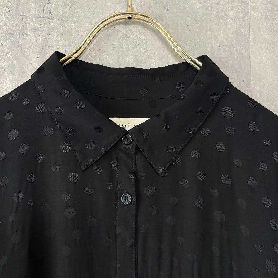 SUM1 STYLE スミスタイル アシメプリーツブラウス ドット切替 - メルカリ