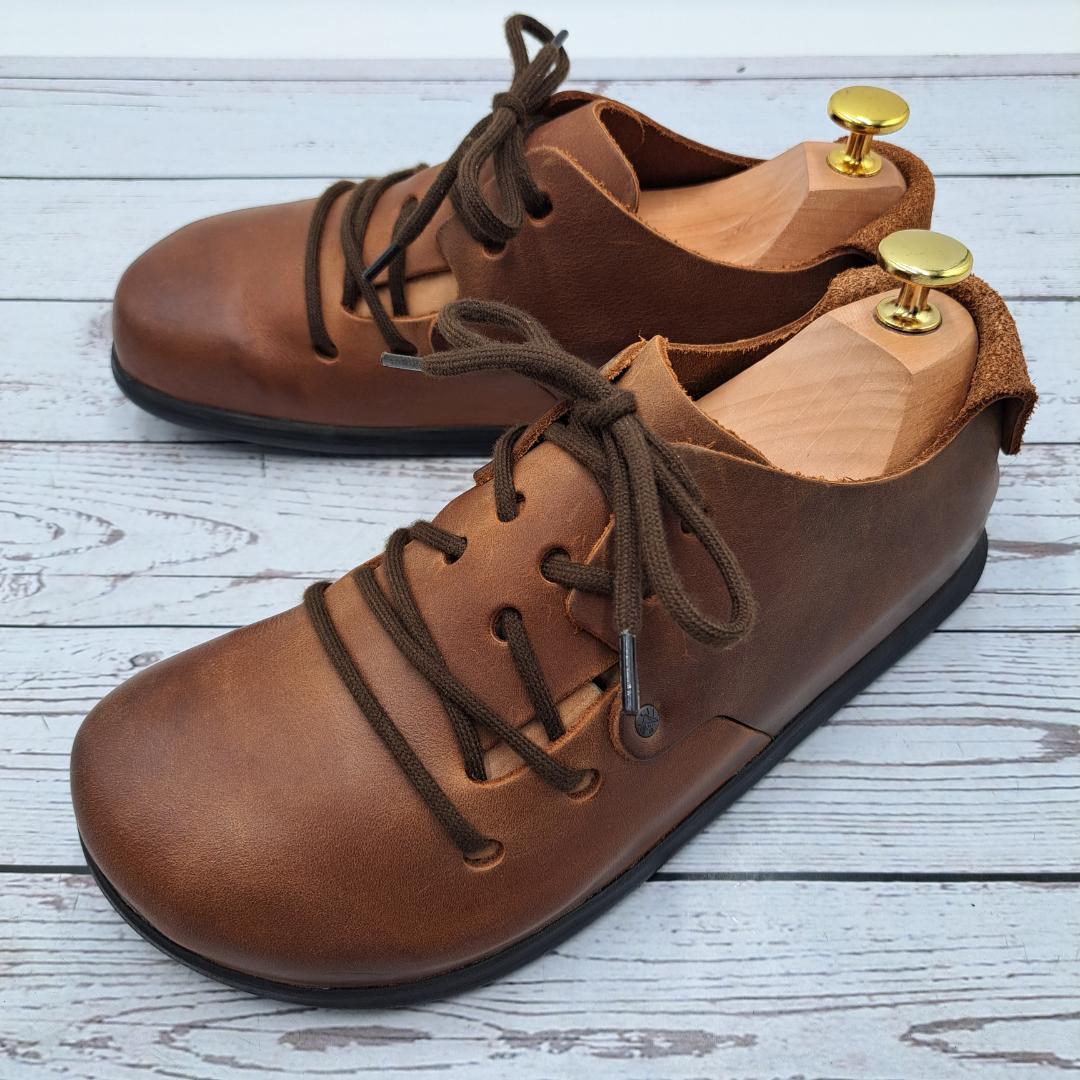 未使用級 BIRKENSTOCK ビルケンシュトック 24 モンタナ 本革 茶 - メルカリ