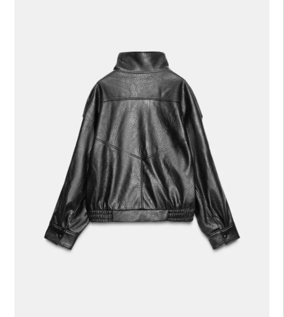 完売品】ZARA ザラ SLY似 フェイクレザージャケット XSブラック - メルカリ