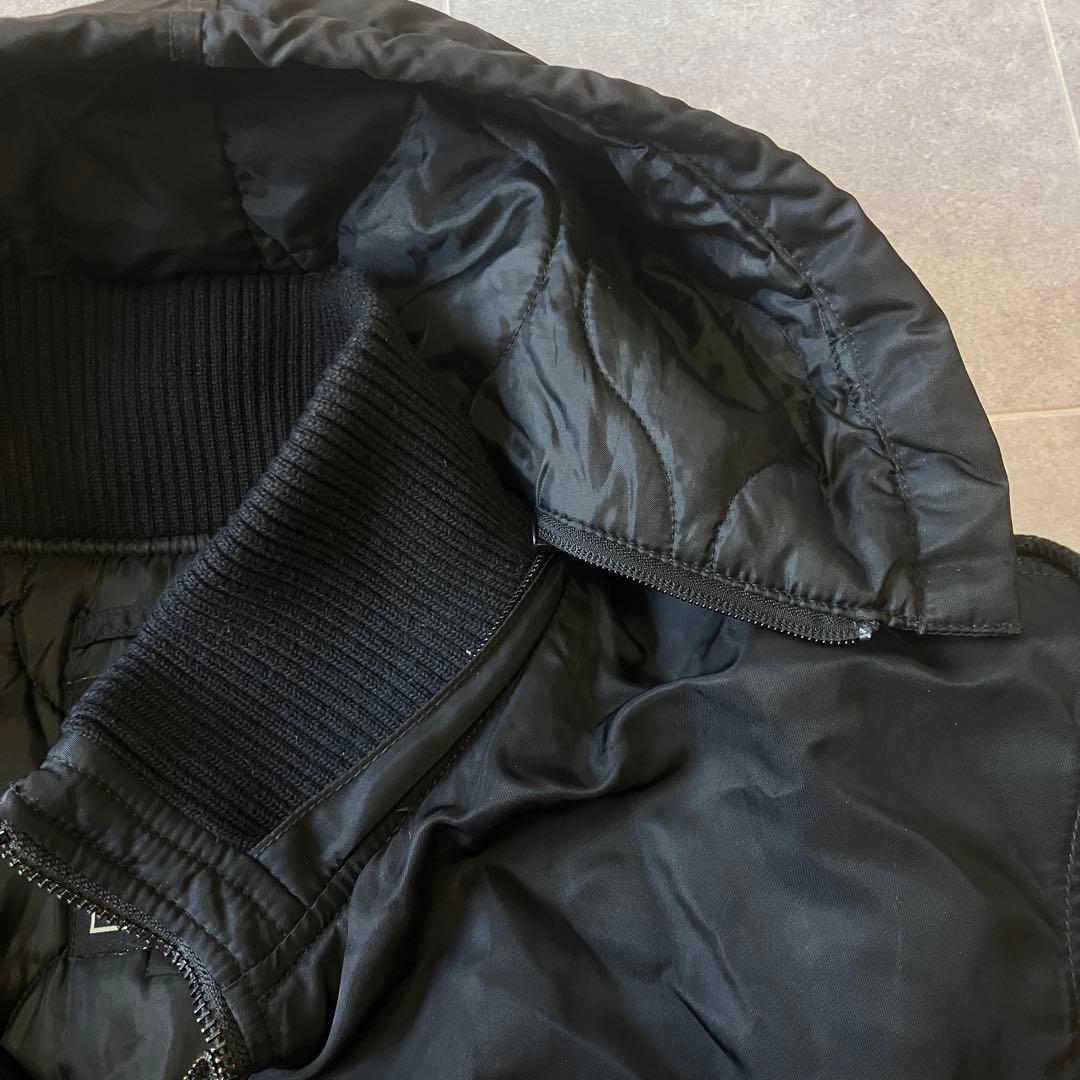 即完売サイズ ALPHA フード付フライトジャケット MA1 黒 3L - メルカリ