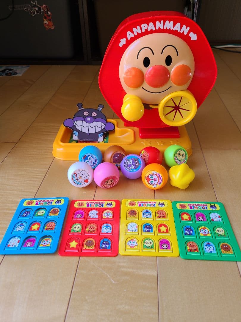 アンパンマンガラガラふくびきくるくるビンゴ - メルカリ