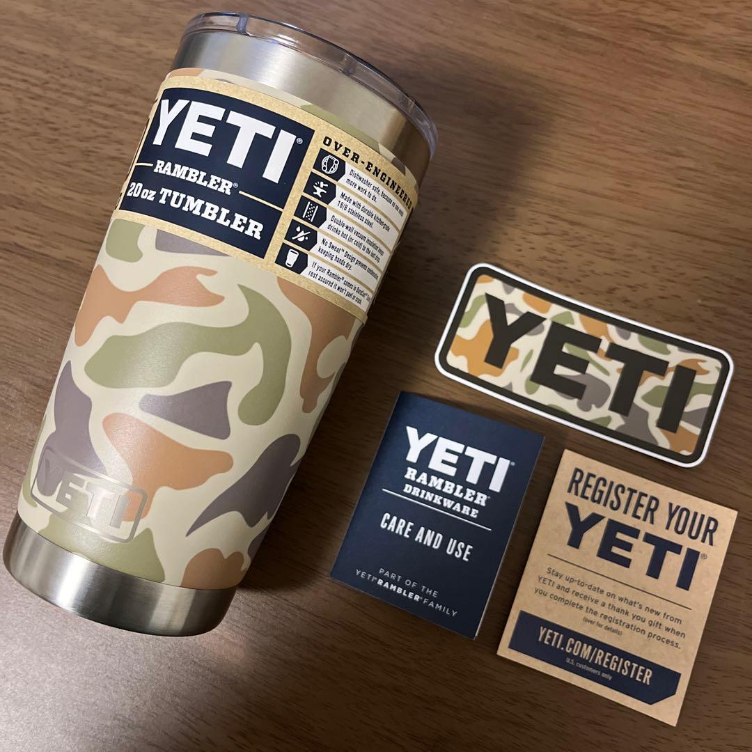 希少】YETI イエティ ランブラー 20oz タンブラー カモフラ 迷彩