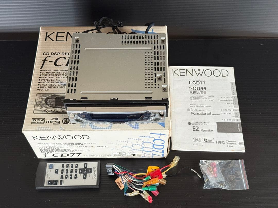 完動品】ケンウッド f-CD77 1DIN CDデッキ - メルカリ