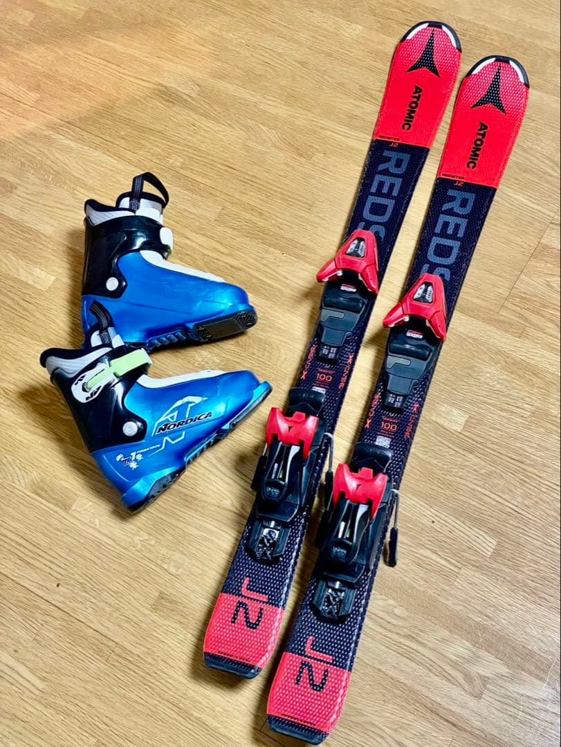 Atomic Redster J2 スキー100cmとブーツセット ATOMIC（アトミック） 【エントリーでP最大17倍！1日まで】ATOMIC