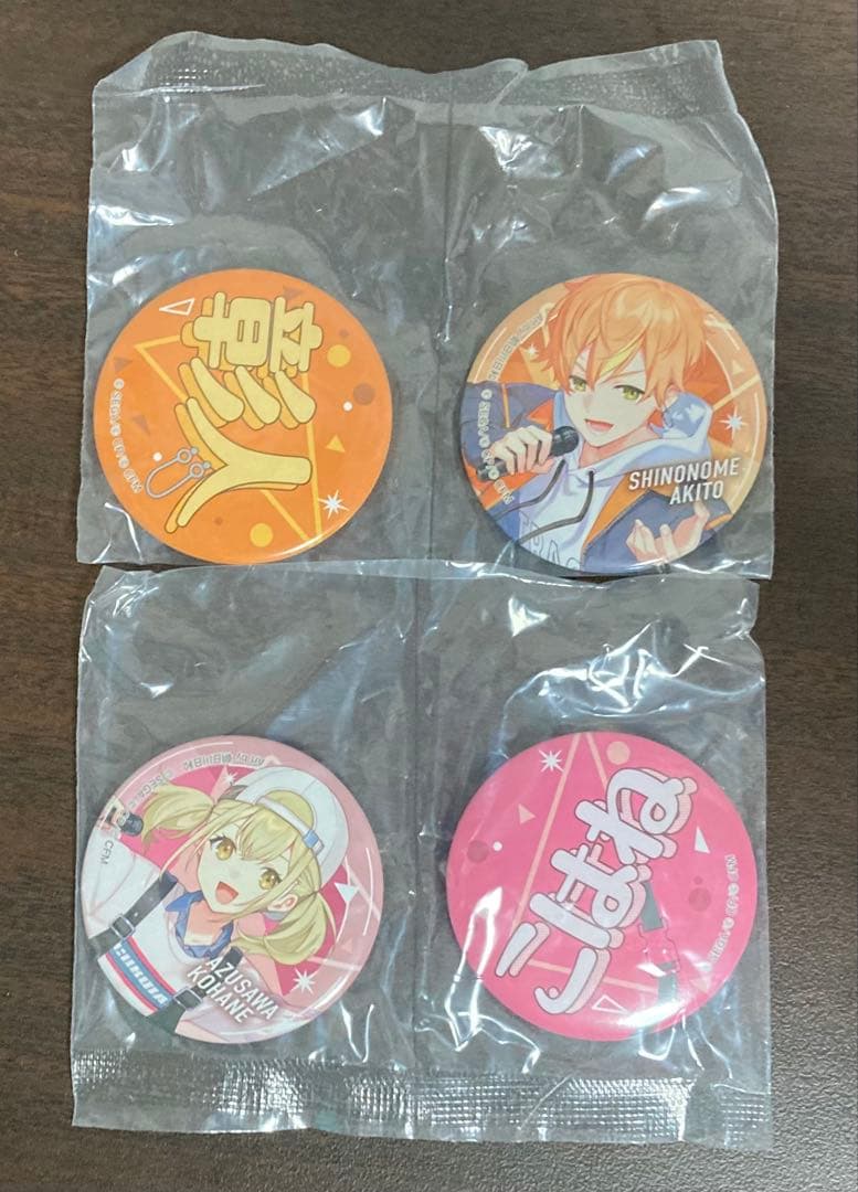 K*P様 プロセカ セガラッキーくじ 缶バッジ 小豆沢こはね 東雲彰人