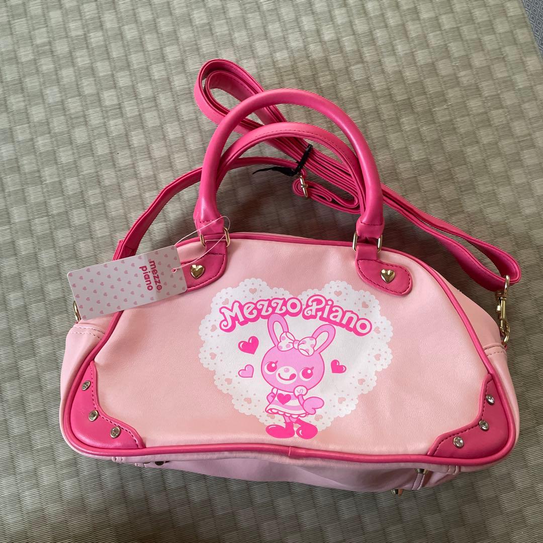 メゾピアノ ショルダーバッグ かばん ナルミヤ ピンク 平成 女児 レア