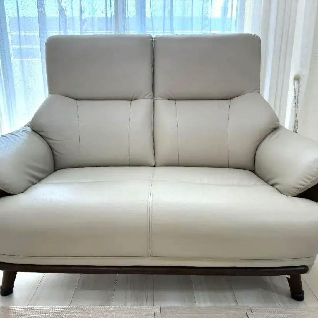 送料込み ニトリ 2人用ソファ（Nシールド コウテイ3 BE） - メルカリ