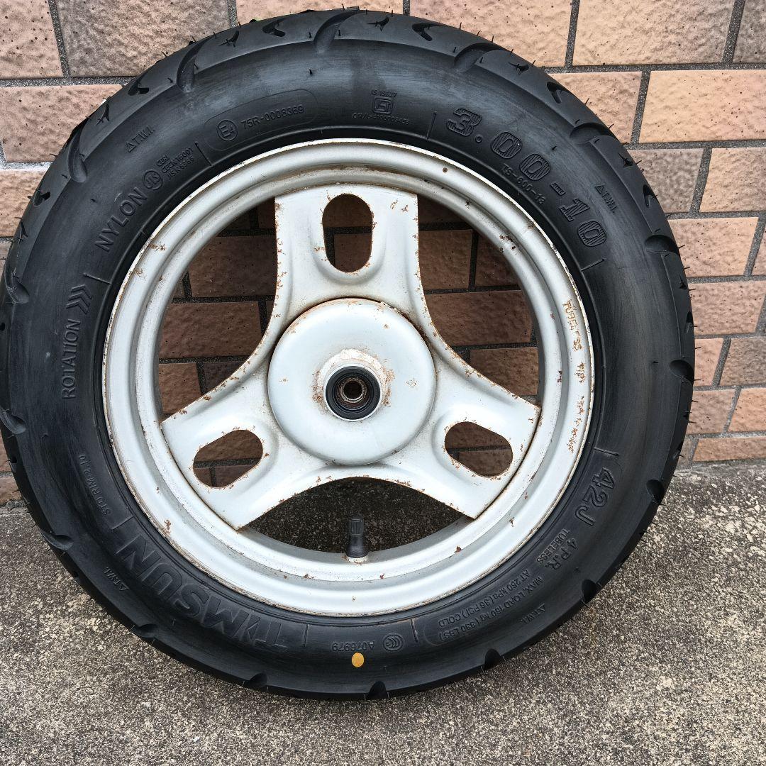 ディオ系 タイヤ付ホイール フロント・リアセット AF34等 交換作業可