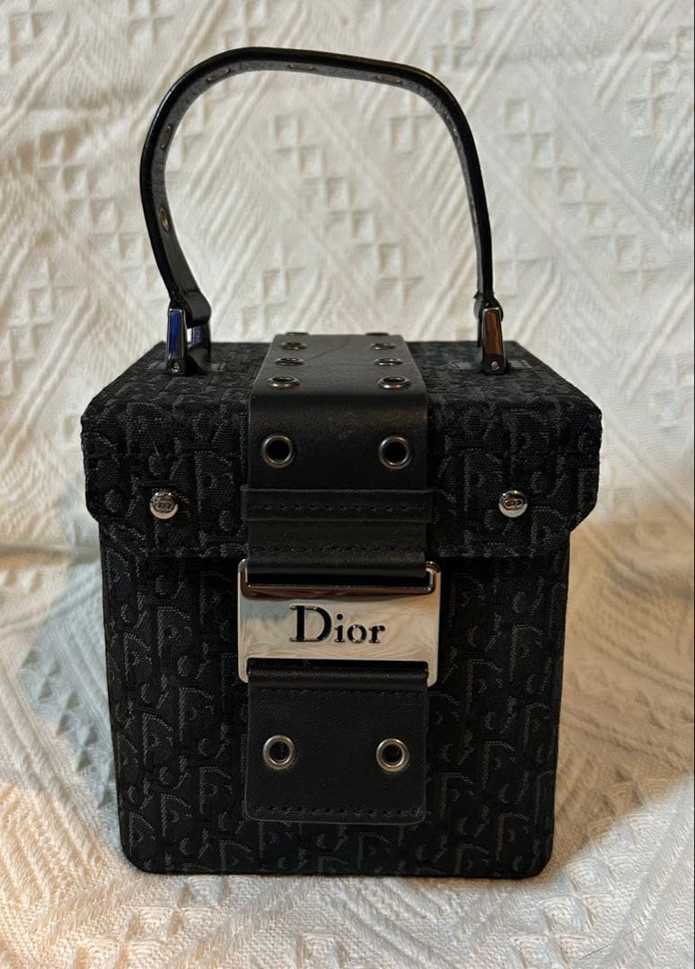 な*こ様 クリスチャンディオール バニティバッグ　ポーチ トロッター Christian Dior（クリスチャン・ディオール） トロッターバニティ