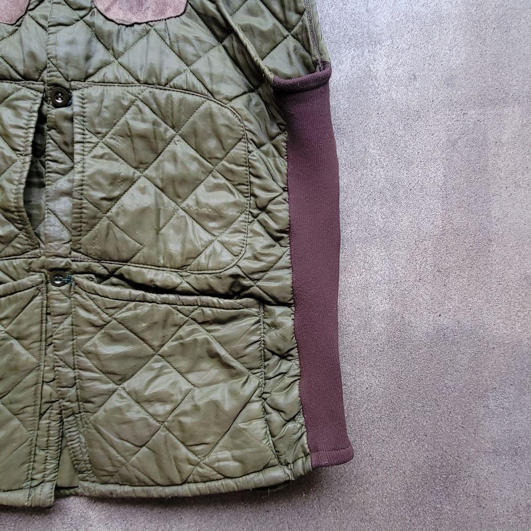 80sBarbour2ワラントビンテージ英国製キルティングベストボタン - メルカリ