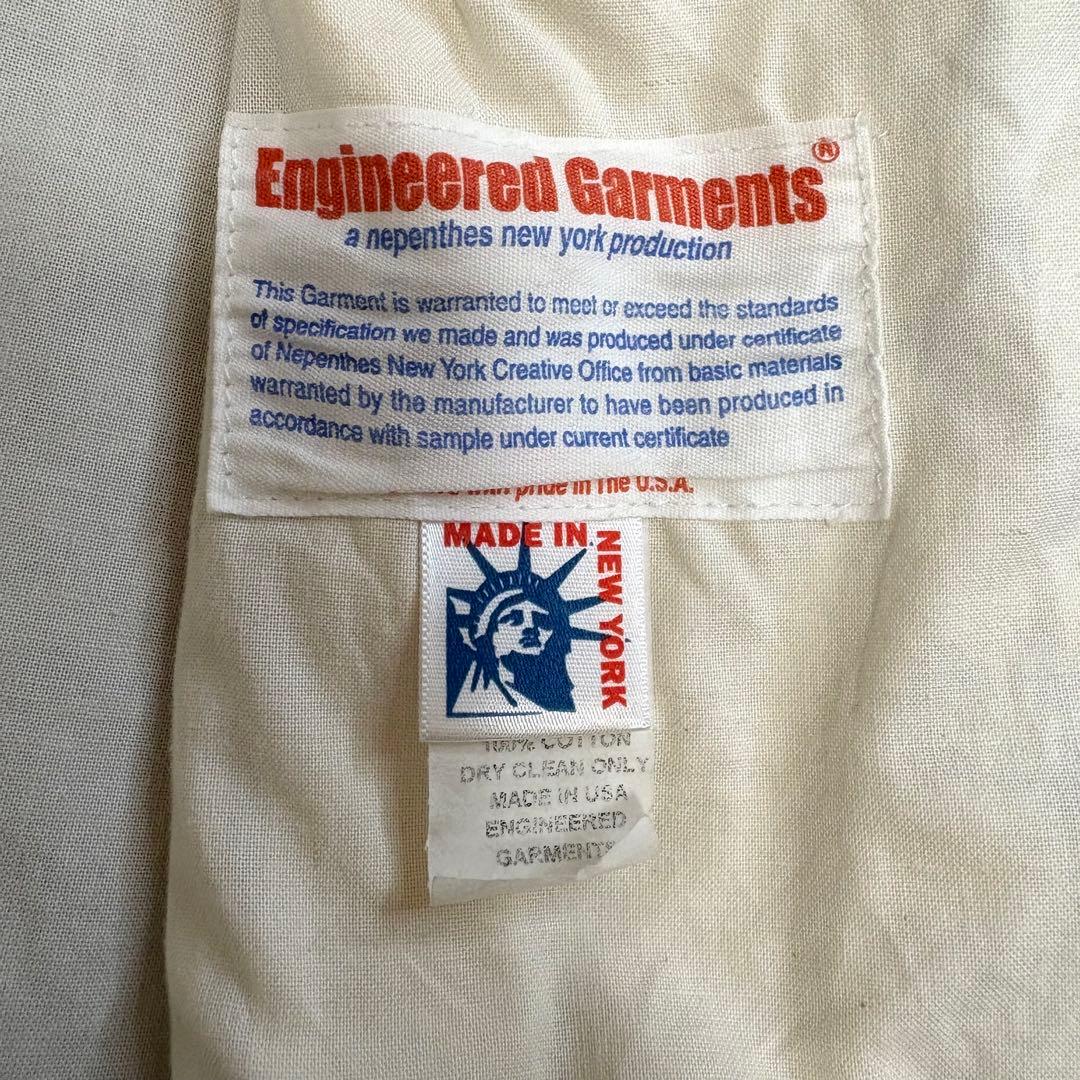 USA製 Engineered Garments ダブルジップブルゾン 水色