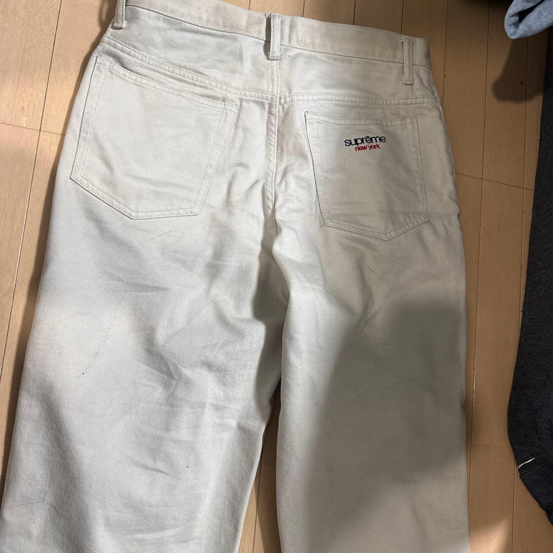 Supreme ホワイト バギーデニム30インチ Baggy Jean | Supreme 22ss