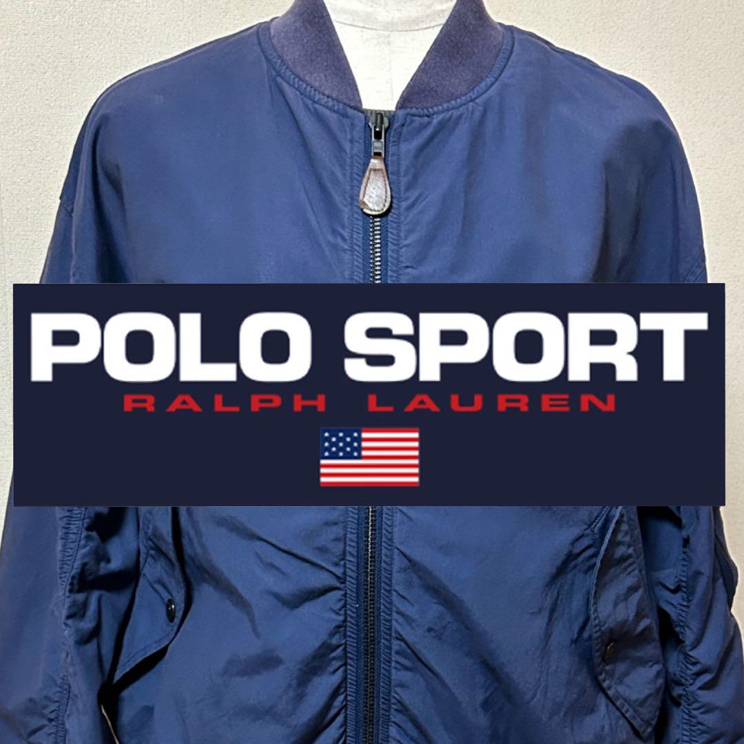 90s POLO SPORT RALPH LAUREN MA-1 ポロスポーツ - メルカリ