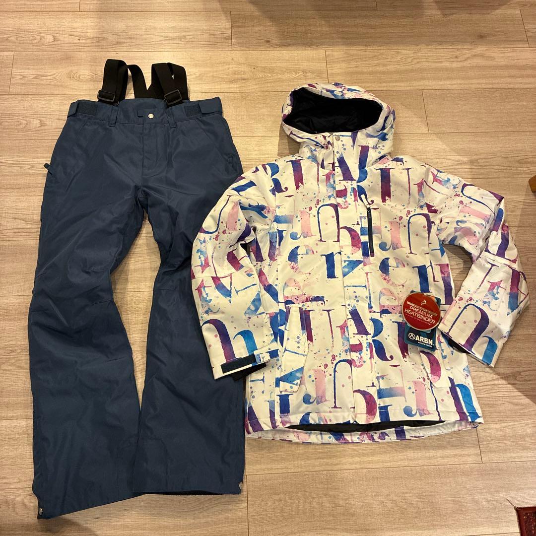 未使用 エアボーン ARBN スキーウェア スノボードウェア 上下セット LL 未使用 エアボーン ARBN スキーウェア スノボードウェア 上下セット LL