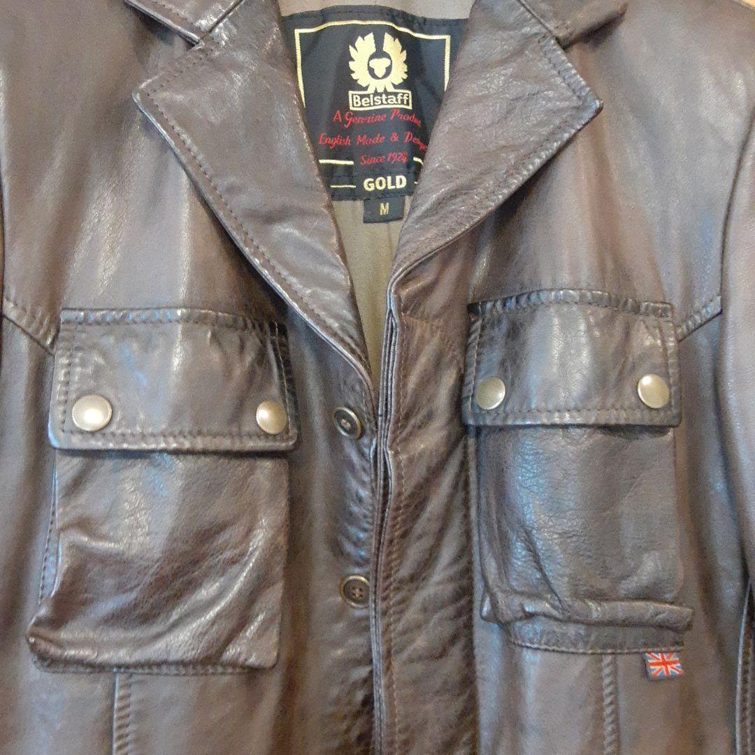 新品・未使用】ベルスタッフ レザージャケット - メルカリ
