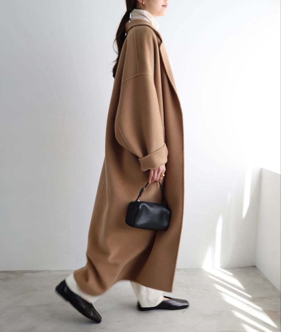 evernavy】リバーロングコクーンコート/MTサイズ - メルカリ