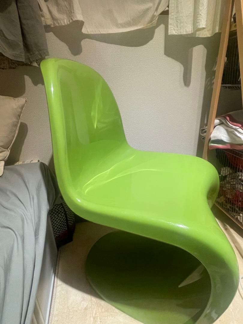 パントンチェアリプロダクト　グリーン デザインチェア パントン チェア クラシック グリーン(グリーン)：ホーム