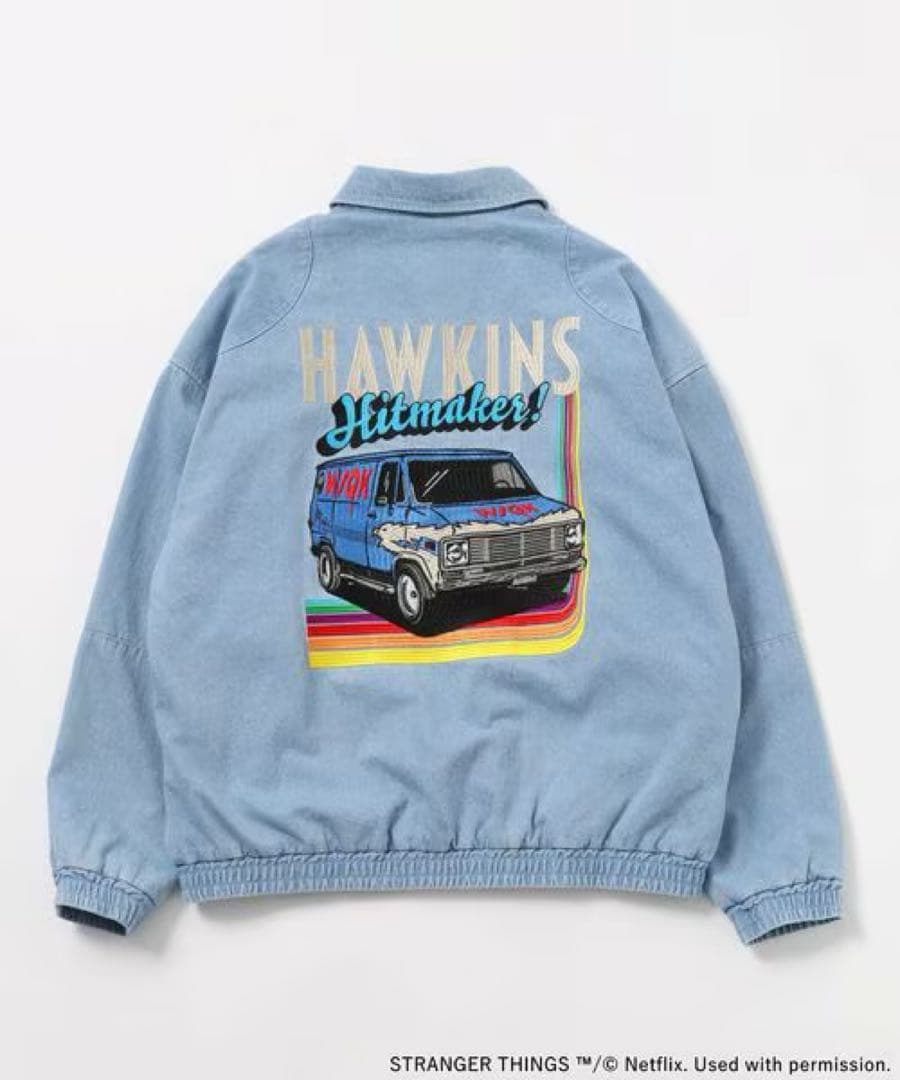 niko and STRANGER THINGS コラボデニムブルゾン M - メルカリ