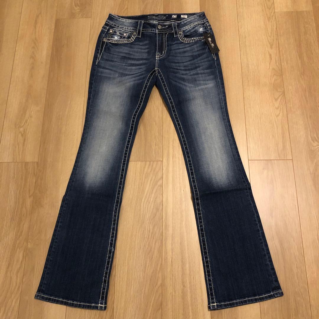 Miss Me ブーツカットデニム 29 ダークブルー 新品タグ付き - メルカリ