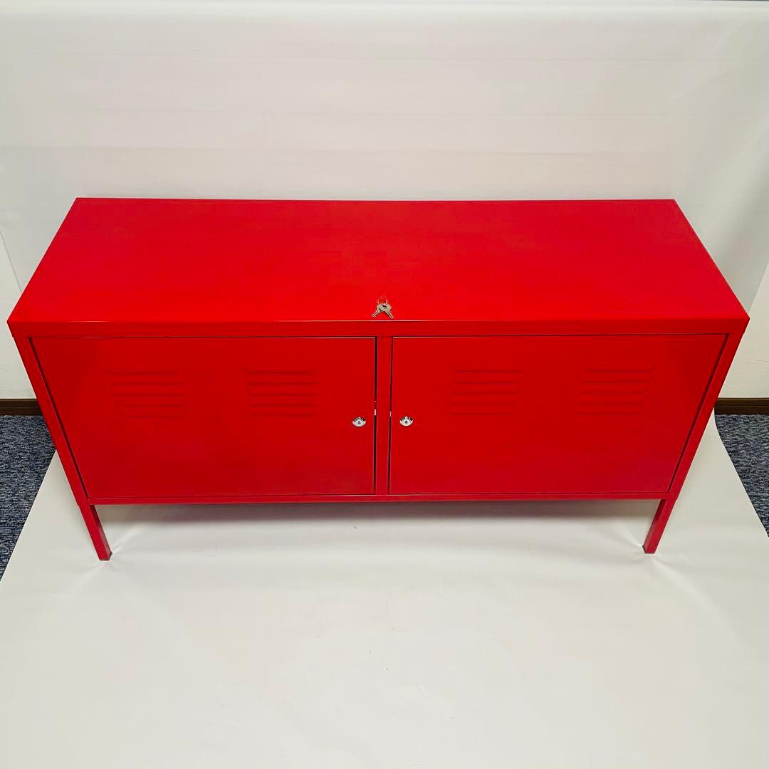 廃盤品】IKEA PS キャビネット レッド - メルカリ