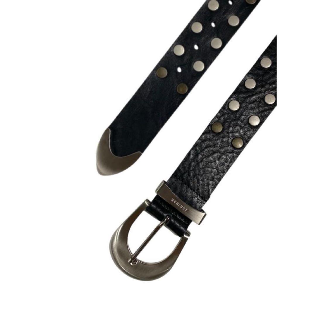 NVRFRGT 4c STUDDED LEATHER BELT