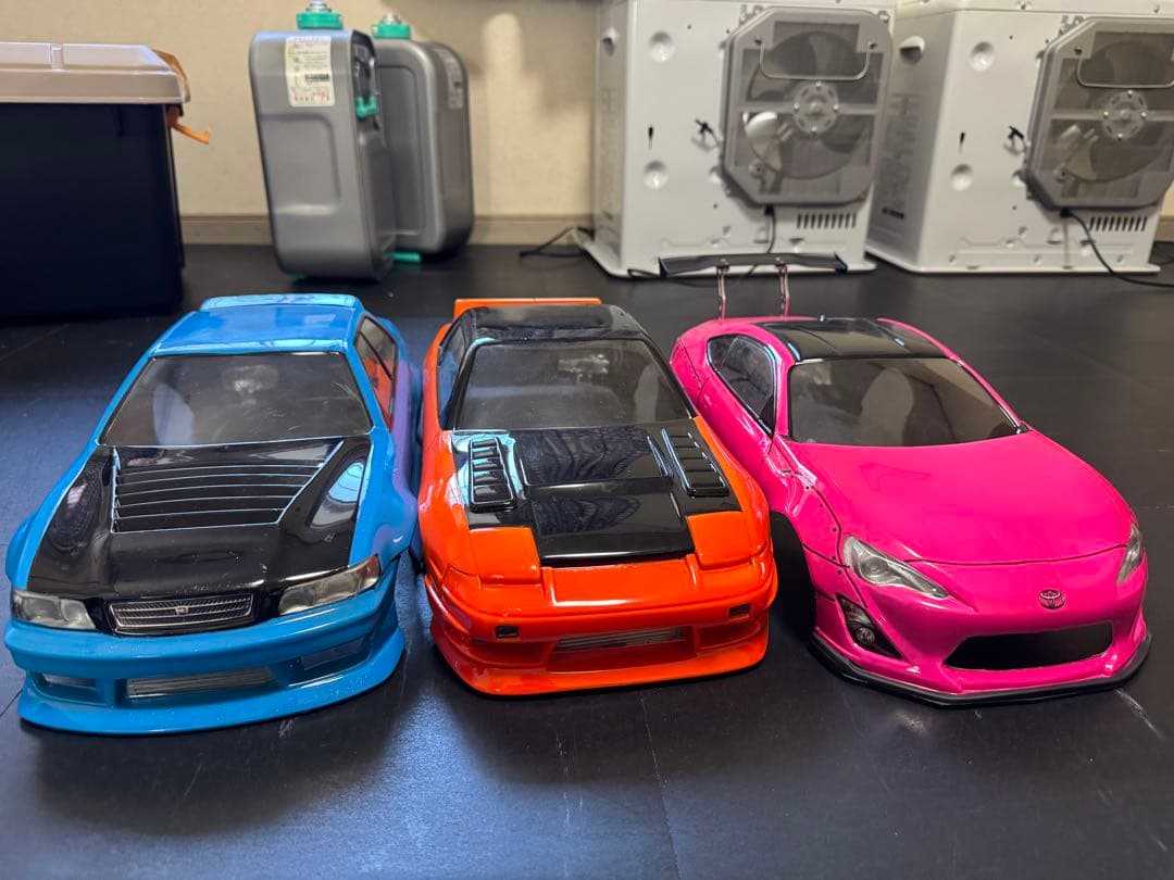 ドリラジ　ボディ　3台セット　① DPR-RZ34BL ドリフトパッケージ RTR PANDEM NISSAN フェアレディZ