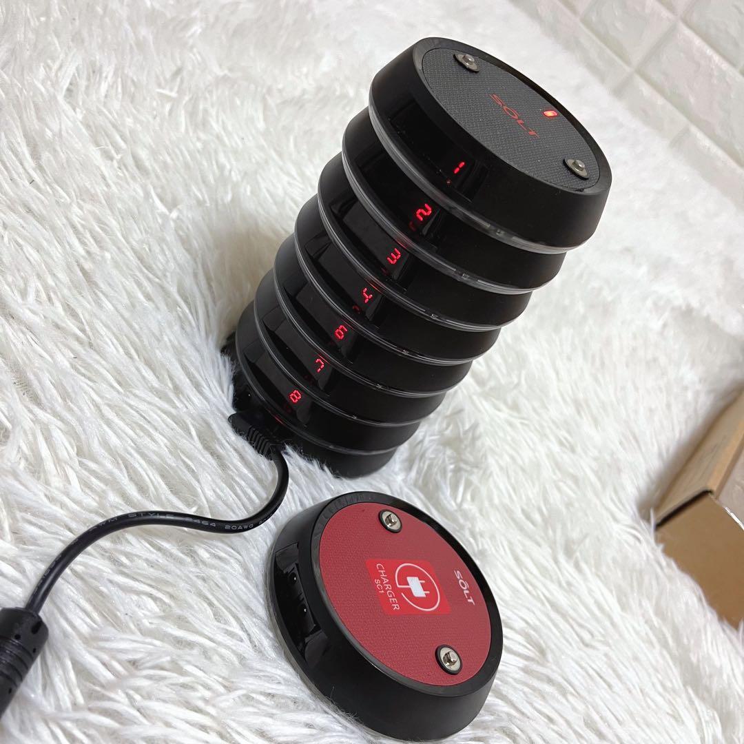 SOLT SQ100 ワイヤレスチャイム 送信機2台+充電器2台+受信機7台の通販