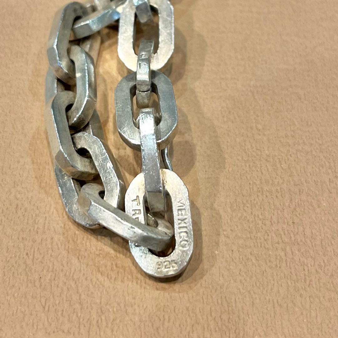 ヴィンテージ メキシカンジュエリー ヘビー エリプスチェーン - メルカリ