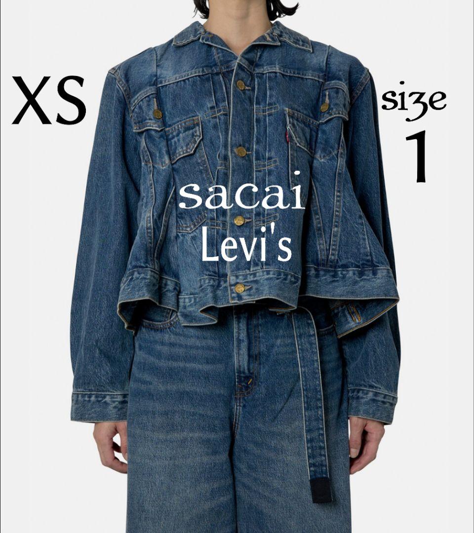 *★Levi's x sacai★Women's デニムジャケット貴重なサイズ1 Levi's® X Sacai Women's Denim Jacket - Dark Wash | Levi's® US