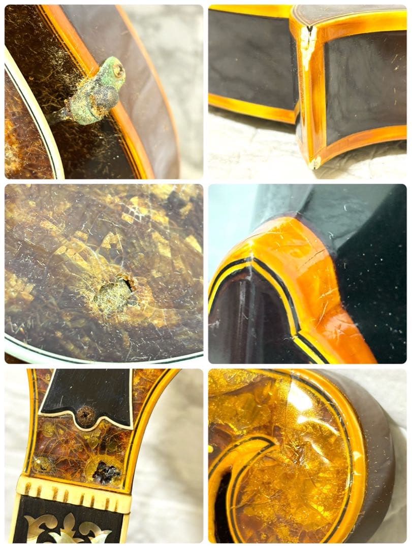 希少】BlueBell フラットマンドリン F-16 小坂部氏サイン ジャンク