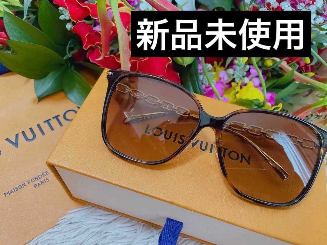 (新品) LOUIS VUITTON ルイ・ヴィトン サングラス サングラス・LV クラッシュ・ラウンド スクエア S00｜ルイ・ヴィトン