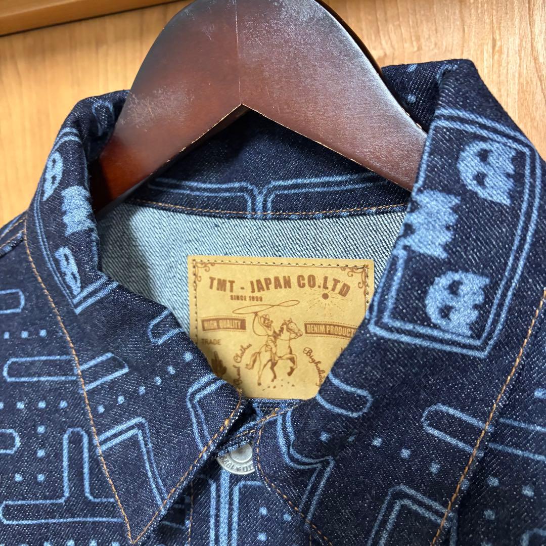 タグ付け 新品 TMT パックマン デニム ジャケット L - メルカリ