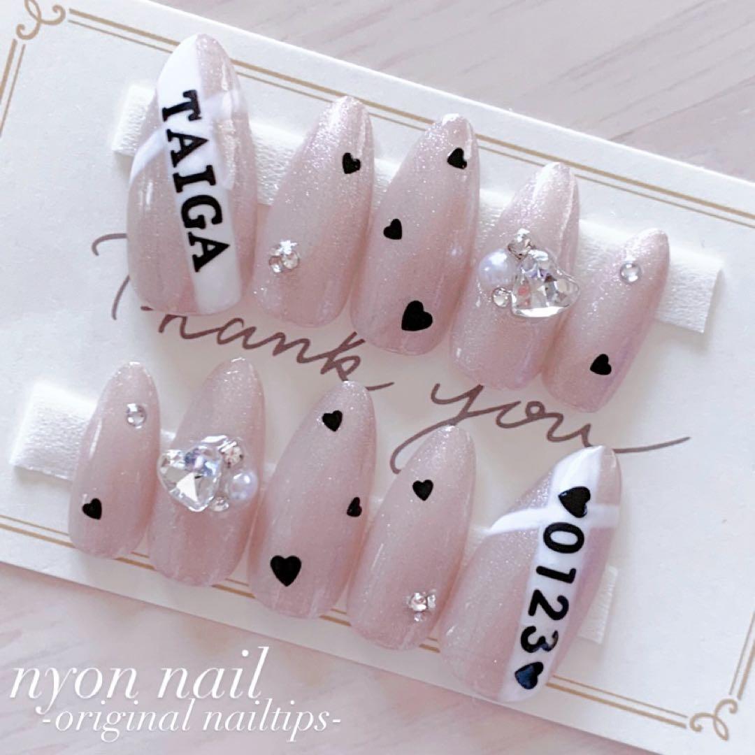 ネイルチップ オーダー ワンホン 量産型 お名前 オタク オタ活 推し活