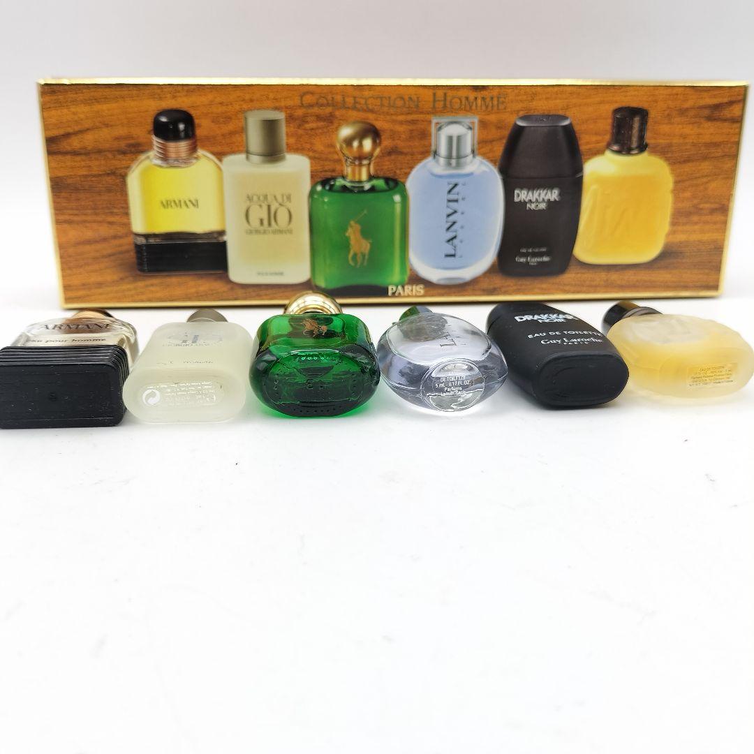 メンズ香水 ミニボトル5本セット アルマーニ ポロ ランバン - メルカリ